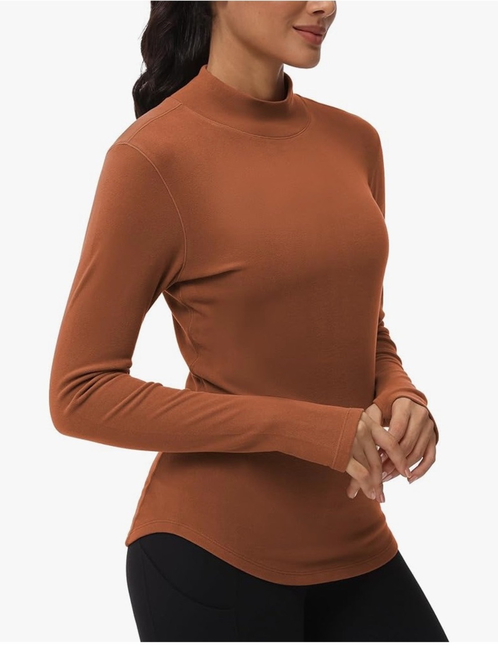 🛍️🛍️🛍️3 Shirts Included THE GYM PEOPLE Fleece Mock Turtleneck Pullovers 3 Colors - Picture 7 of 15